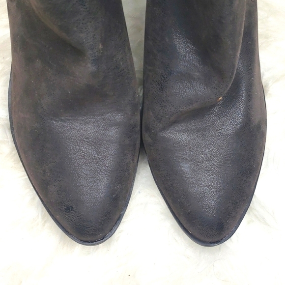 Mia Sunset Western Boots Heel Ankle Booties Black Size 10 - Picture 15 of 16